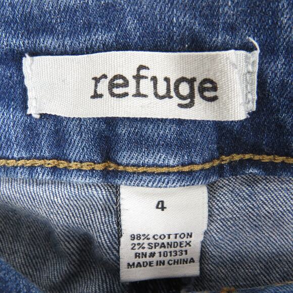 Refuge Dark Wash High Rise Ripped Jeans Skinny Jeans Size 4 - Picture 5 of 6